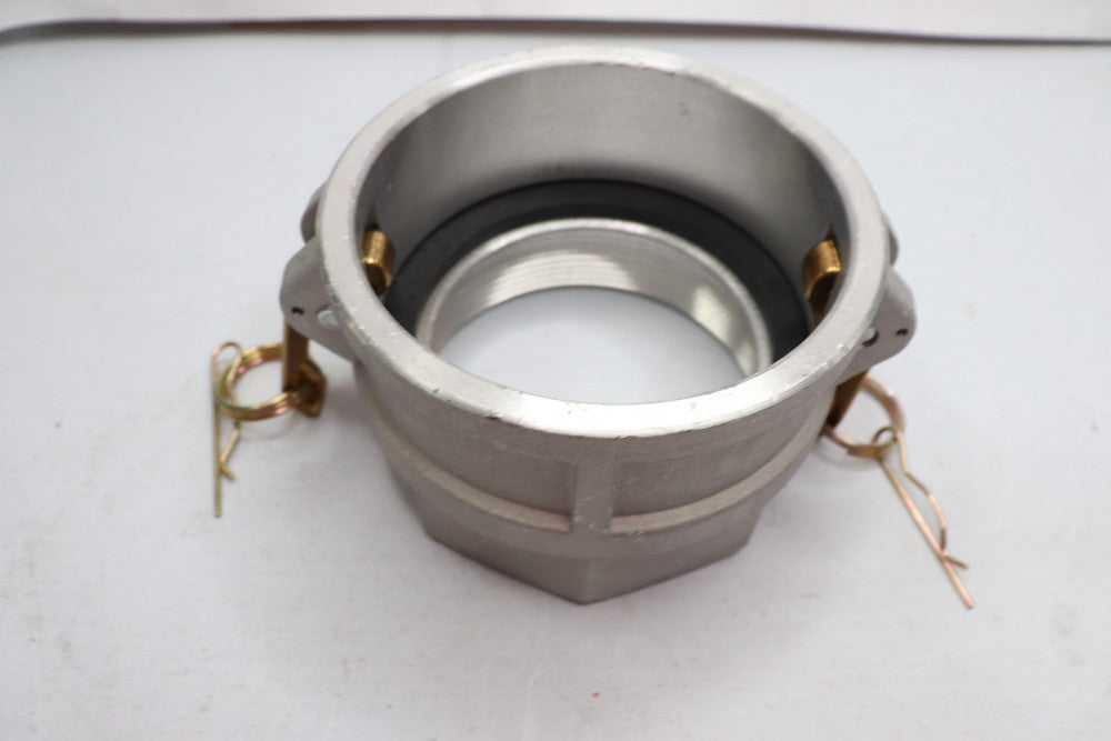 Camlock Aluminum 4" Female x 4" Female NPT