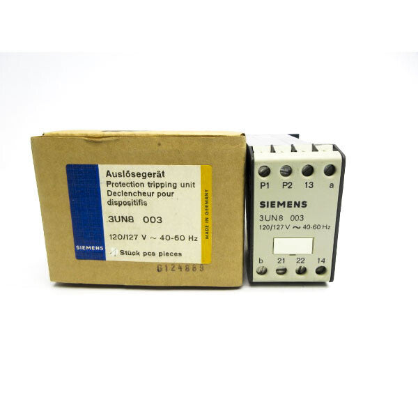 SIEMENS 3UN8003 120/127V NSMP