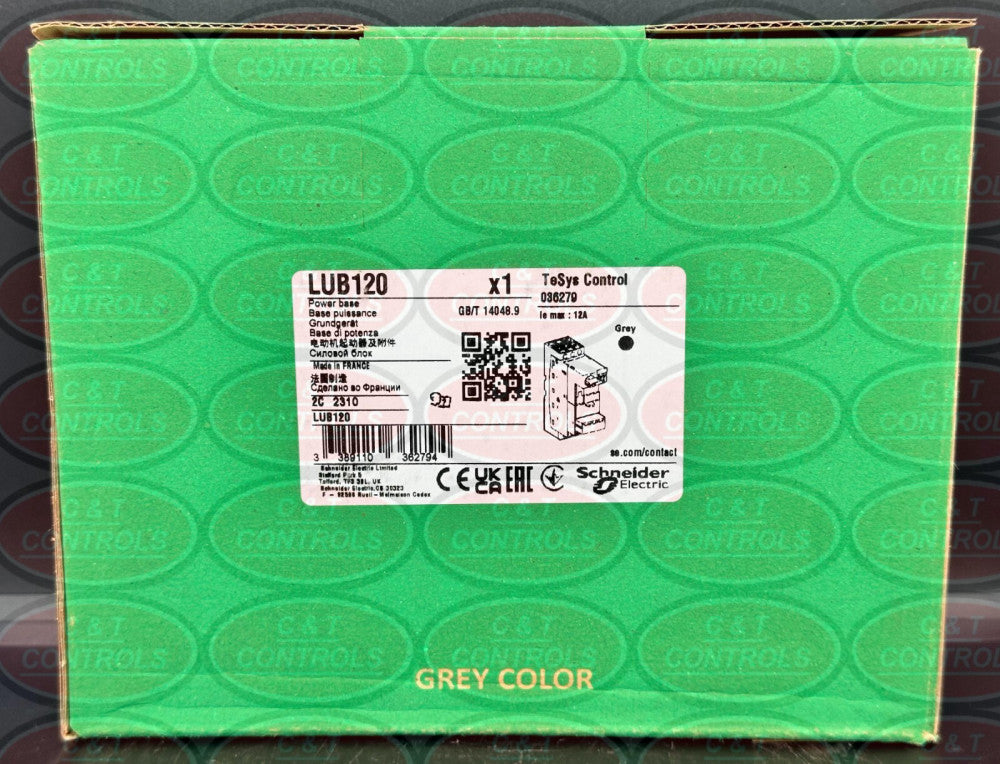 Square D LUB120 Power Base 12A New In Box USA Stock