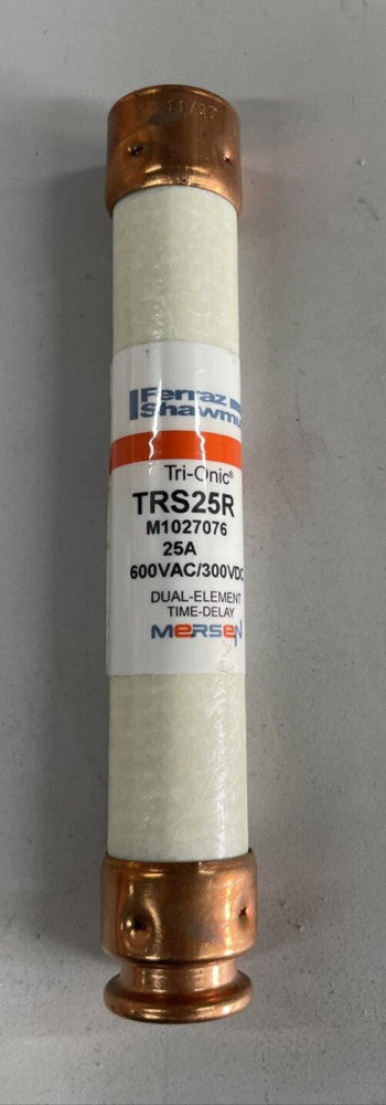 FERRAZ SHAWMUT TRS25R TRI-ONIC FUSE 25A 600VAC 300VDC