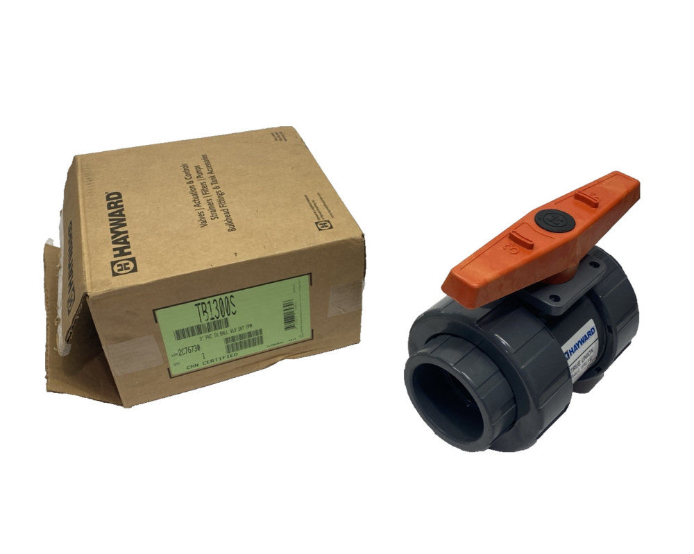 Hayward TB1300S 3" Socket True Union Ball Valve PVC