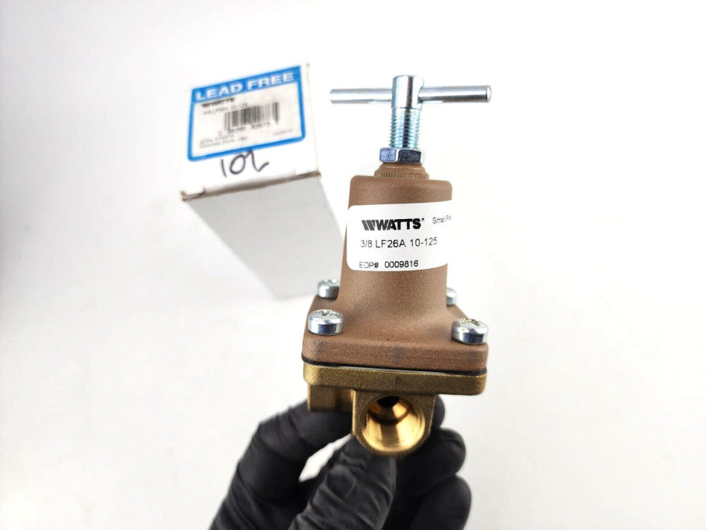 WATTS 0009816 LF26A 2-Way Small Pressure Regulator 3/8 in FNPT 300 psi