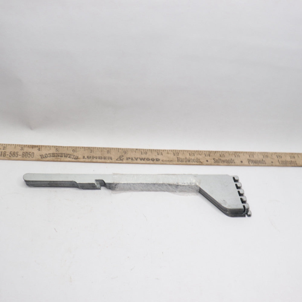 (10-Pk) Steel Bracket Anochrome 5 Prong Steel 12"