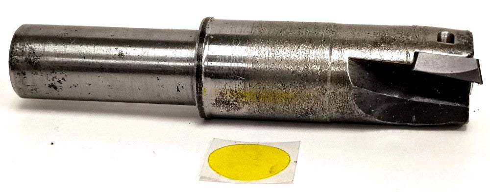 UNBRANDED 7/8" DIAM CUT INDEXABLE ENDMILL CUTTER W/YBG202 CARBIDE INSERTS HSS