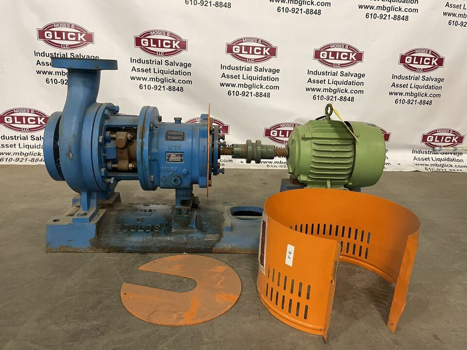 Goulds 3196 MTX ANSI 316 SS Stainless Steel Centrifugal Pump 3x4-7 3HP 3PH