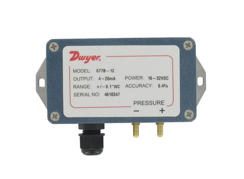 New Dwyer Instruments Differential Pressure Transmitter 677B-15