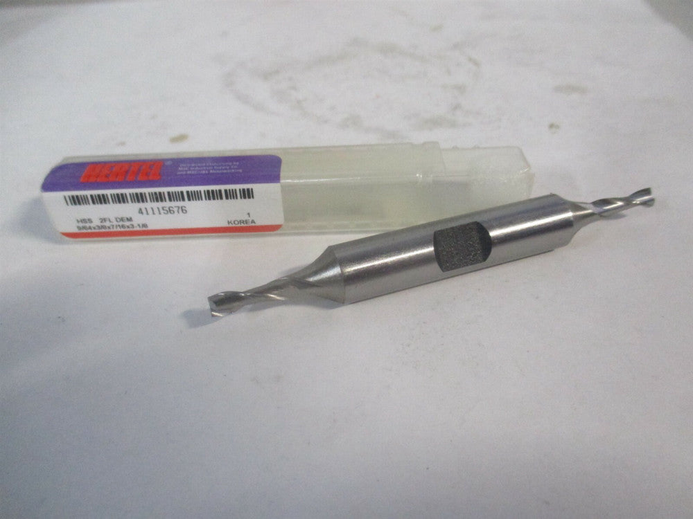 (E1050009) 9/64" x 7/16" x 3/8" x 3-1/8" OAL 2 Flute HSS Square End Mill