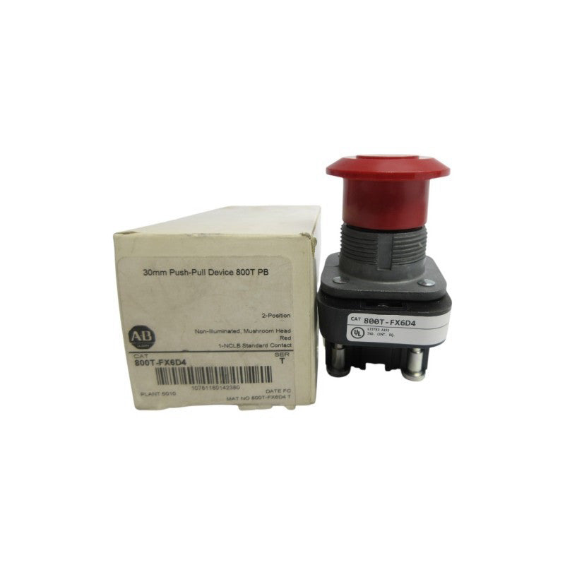 ALLEN BRADLEY 800T-FX6D4 SER. T (WH) NSMP
