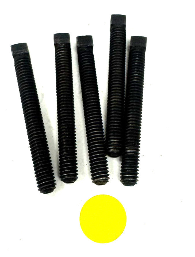 SQUARE HEAD CAP BOLT THREAD DIAMETER: 0.308" LENGTH: 2.733" LOT OF 5