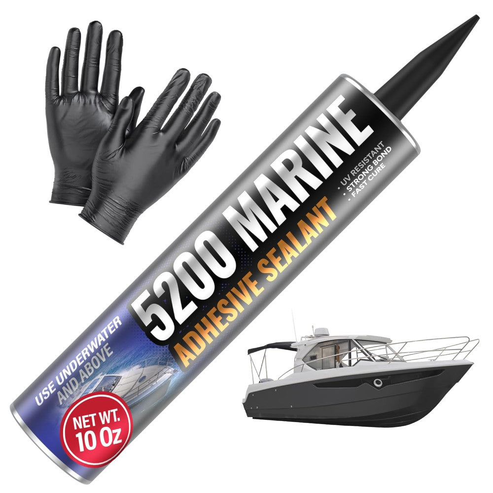 5200 Marine Sealant - Fast-Cure, High-Bond, Uv-Resistant Underwater Marine Adhes