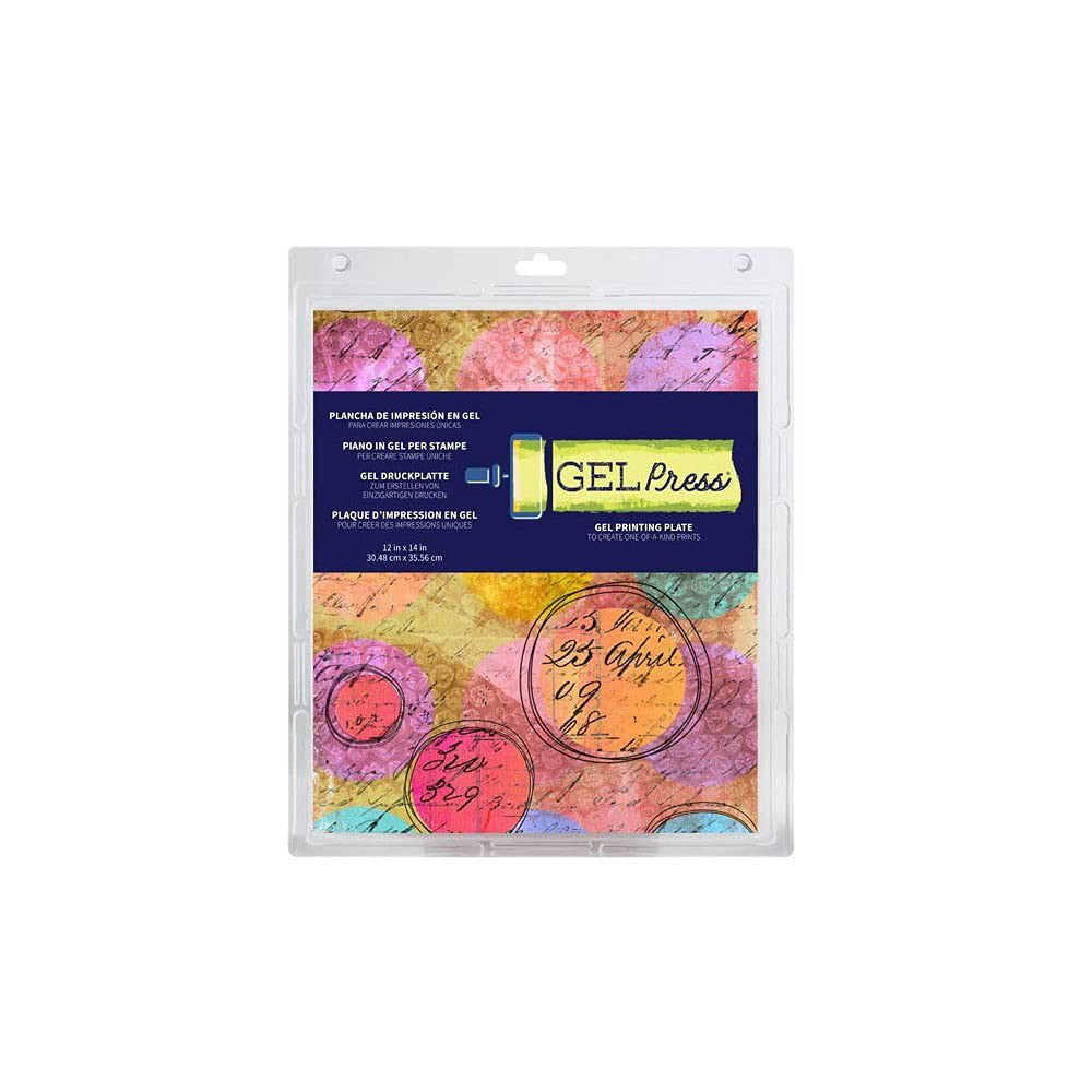 Monoprinting Print Plate - 12” X 14” Gel Plate - Printmaking Supplies - Reusa...