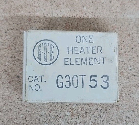 ITE G30T53 overload heater element NOS