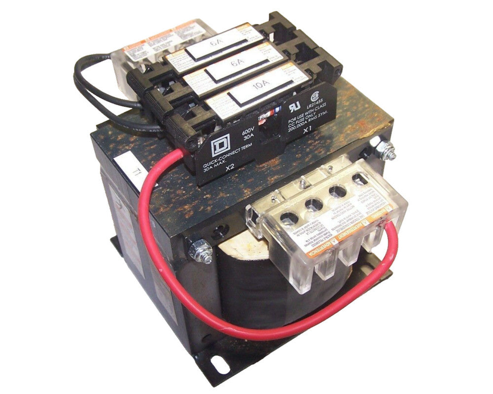 Square D 1 KVA Transformer 208 High Voltage 120 Low Voltage 9070TF1000D3