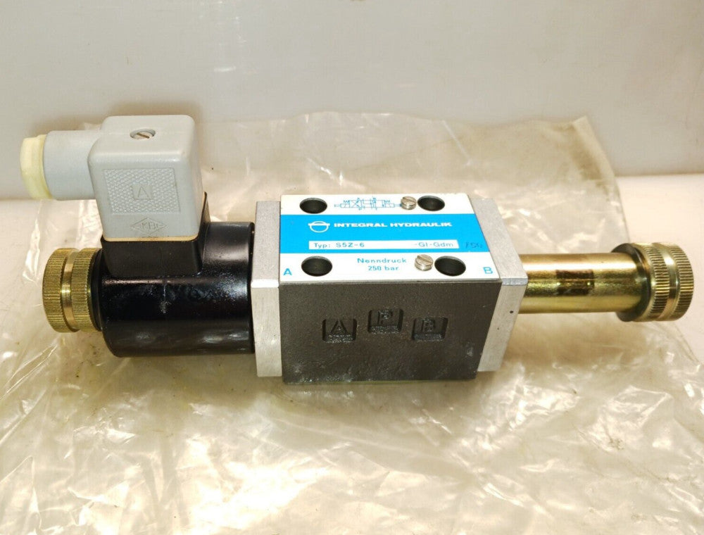 NEW INTEGRAL HYDRAULIC HYDRAULIC SOLENOID VALVE 250 BAR S5Z-6