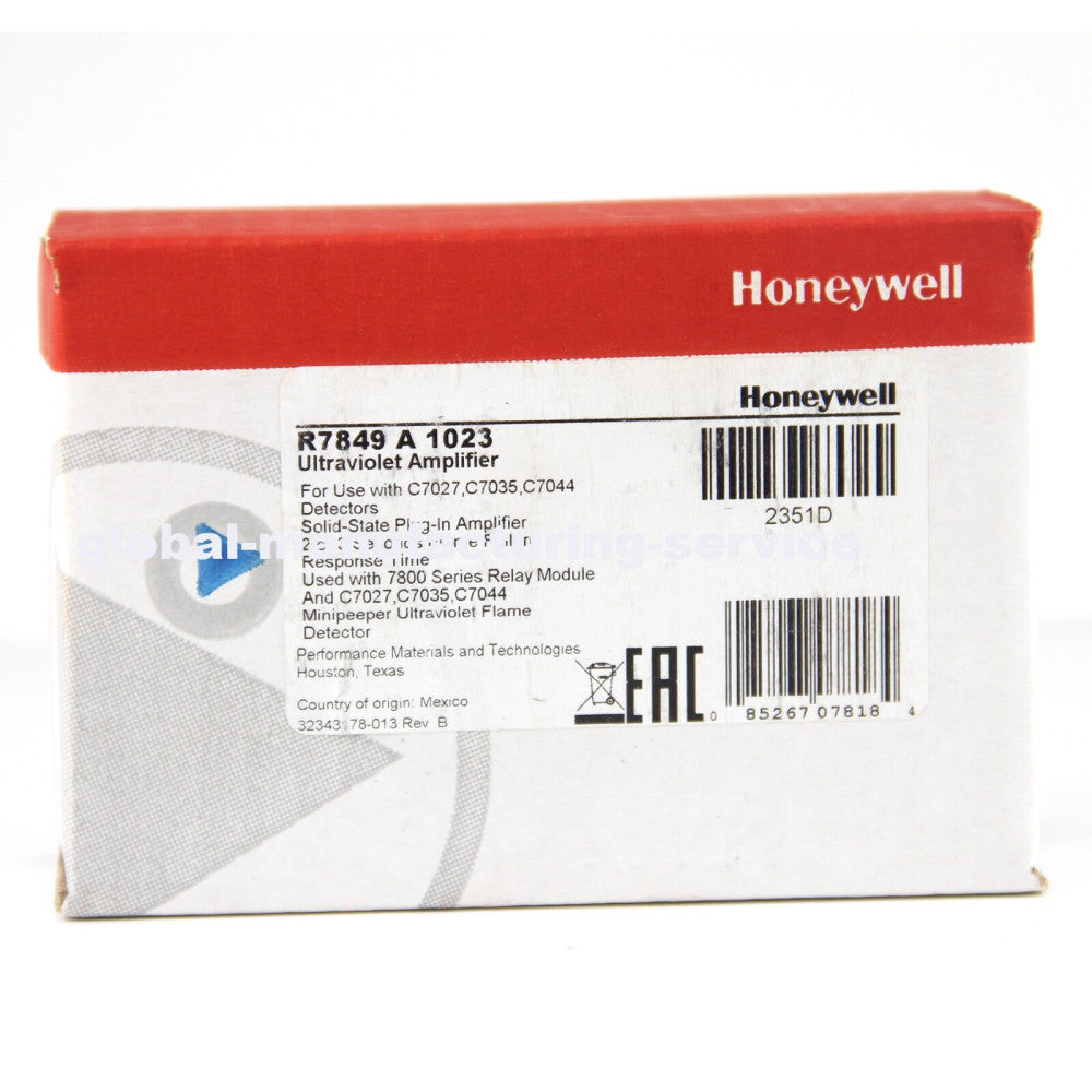 One Brand New Honeywell R7849A1023 Ultraviolet Flame Amplifier R7849A1023