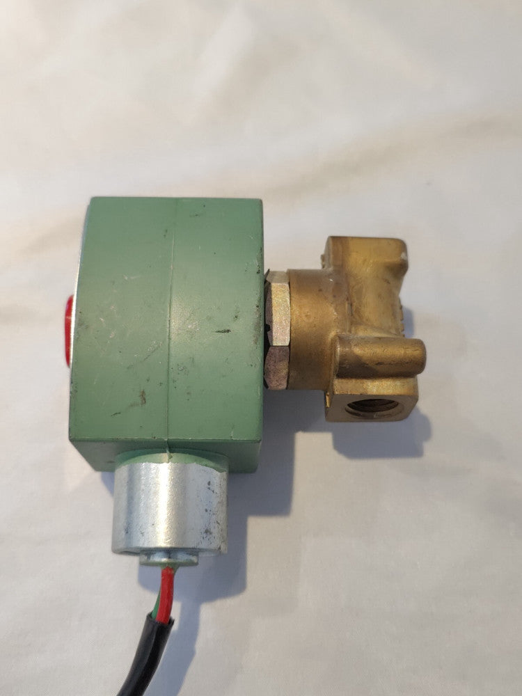 ASCO Red Hat II Shut Off Valve 304354 1/4 Pipe Gas 90 PSI Water/Oil 100 PSI