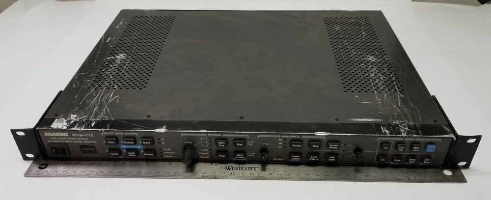 MAGNI WVM-710 AUTOMATED VIDEO MONITORING SYSTEM SIGNAL MONITOR