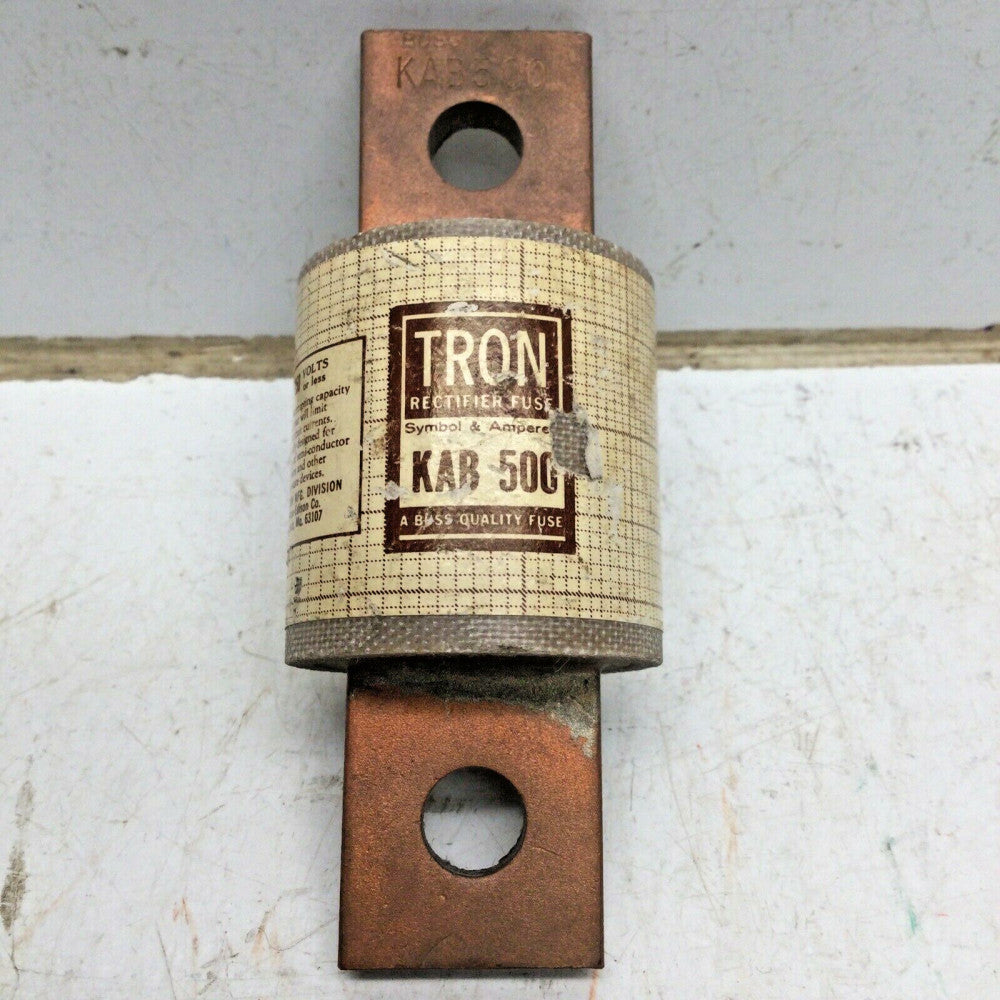 BUSS BUSSMANN TRON KAB 500 Rectifier Fuse 500 AMP 250V