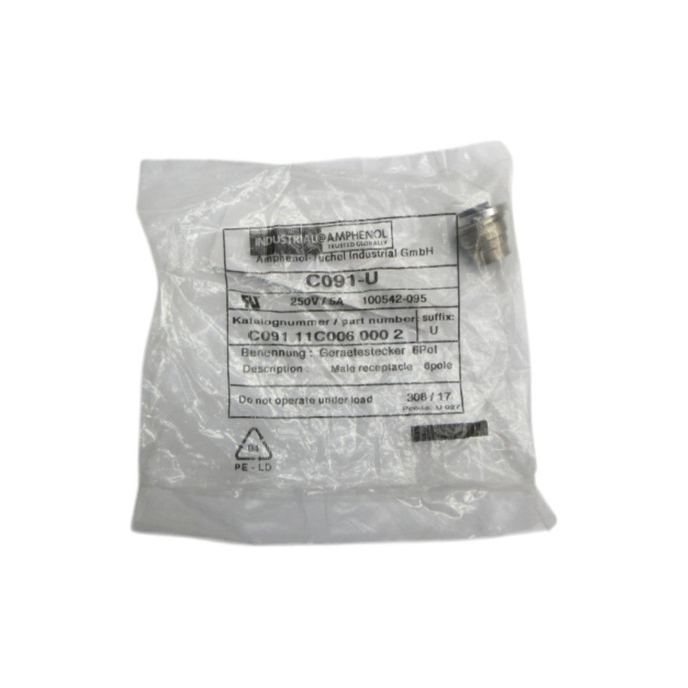 AMPHENOL C091 11C006 000 2 250V 5A NSMP