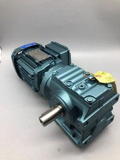 Sew-Eurodrive S47DRS71M4 Gearmotor 0.75 HP, Gearbox Ratio 38.23:1