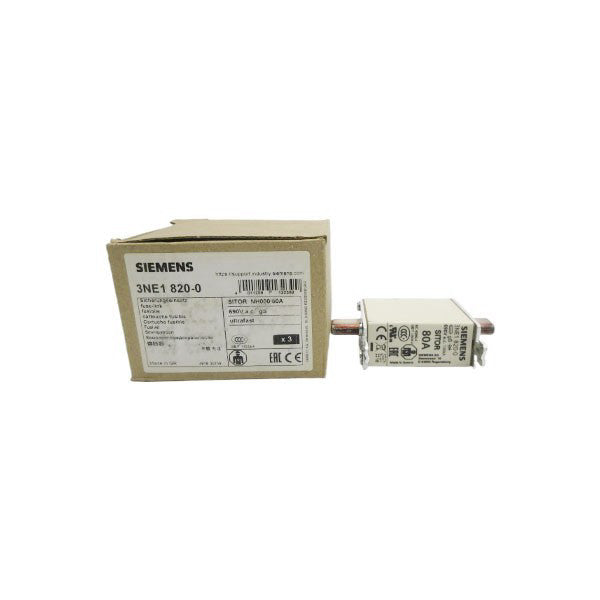 SIEMENS 3NE1820-0 690VAC 80A (PKG OF 3) NSMP