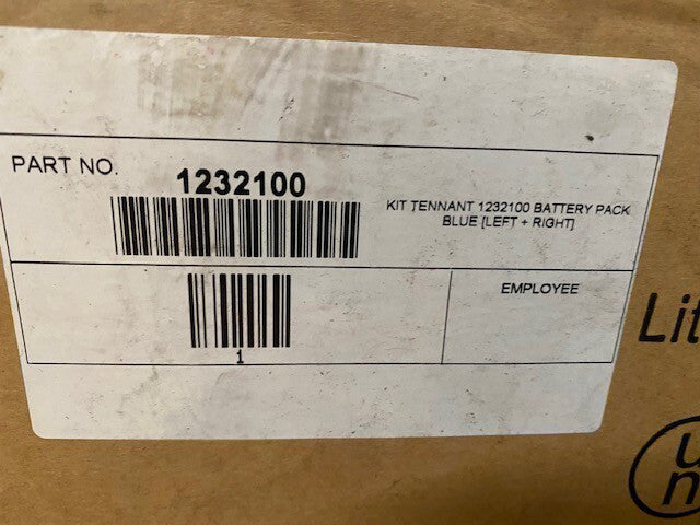TENNANT GENUINE OEM 1232100 BATTERY KIT, LEFT & RIGHT (NEW)