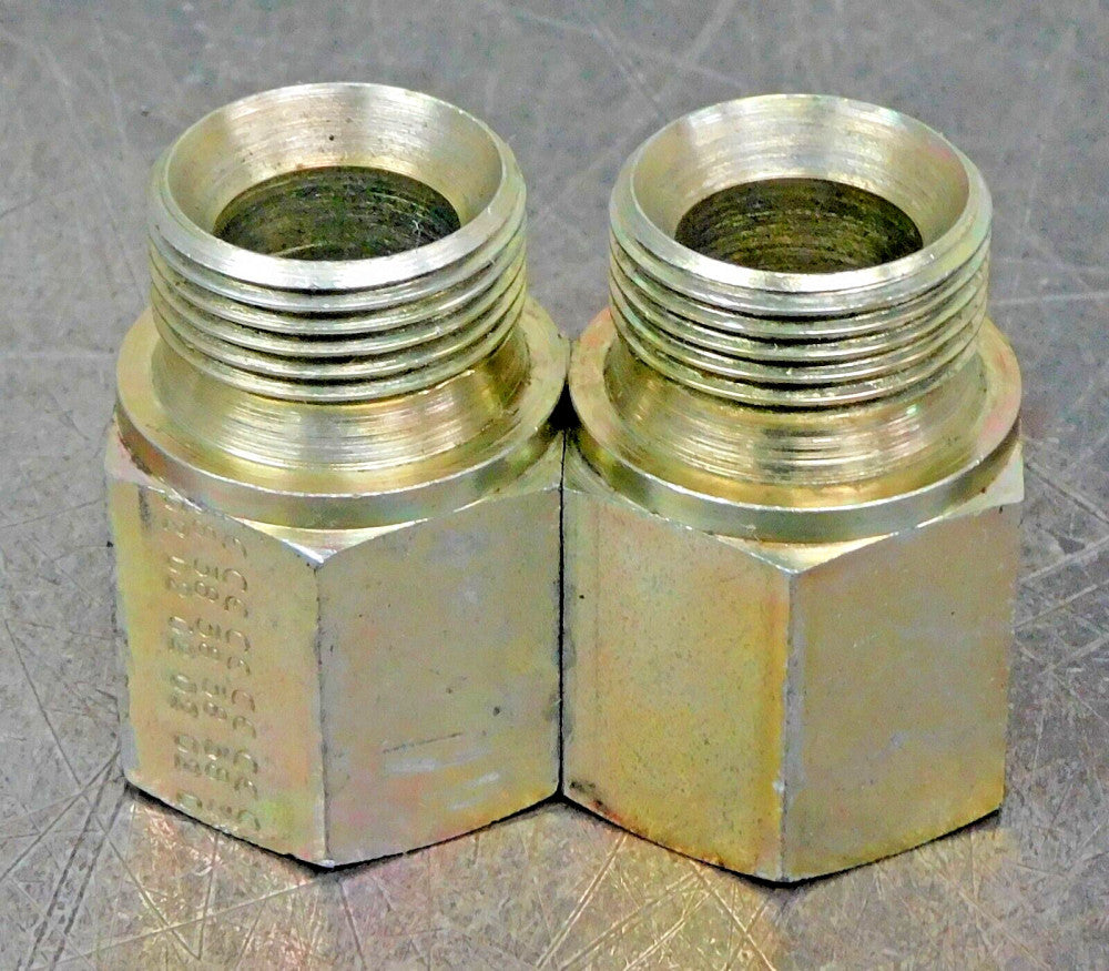 Hex Bushing 3/4in NPT Male to Female Adapter Pipe Fitting Lot of Two (2)