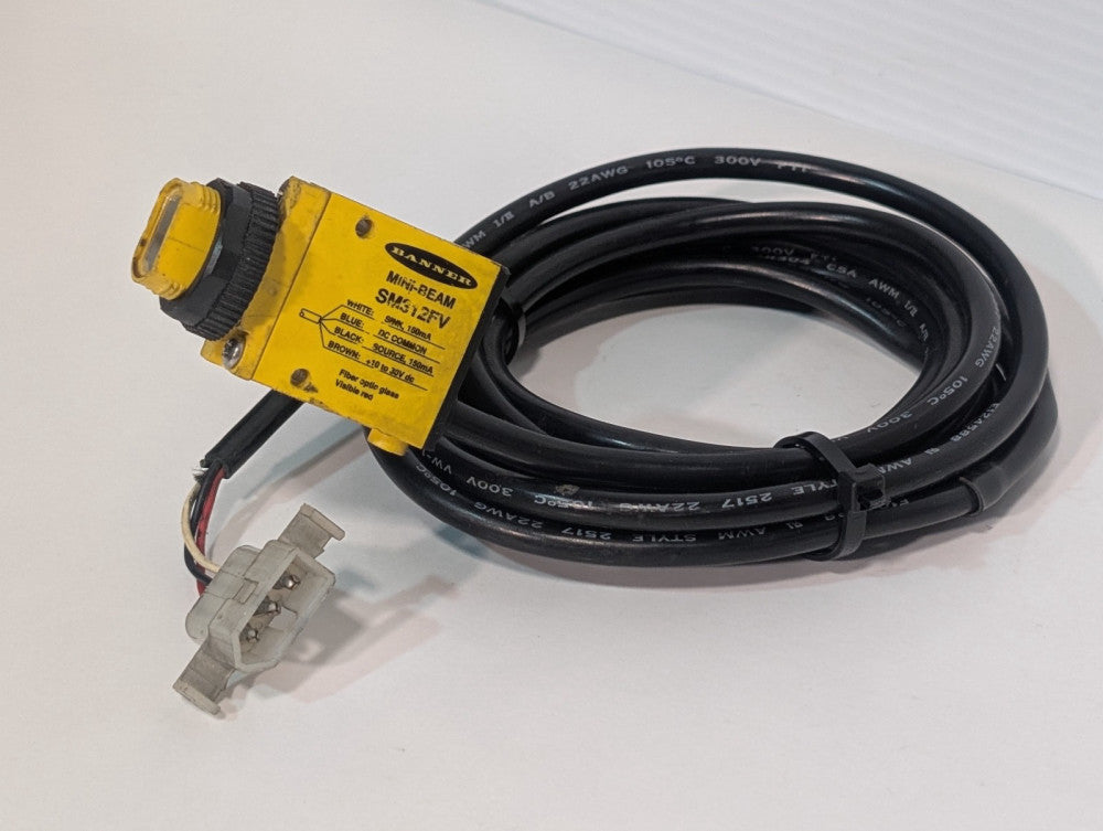 Banner SM312FV Mini-Beam Fiber Optic Amplifier Bipolar Output IP67 10-30VDC