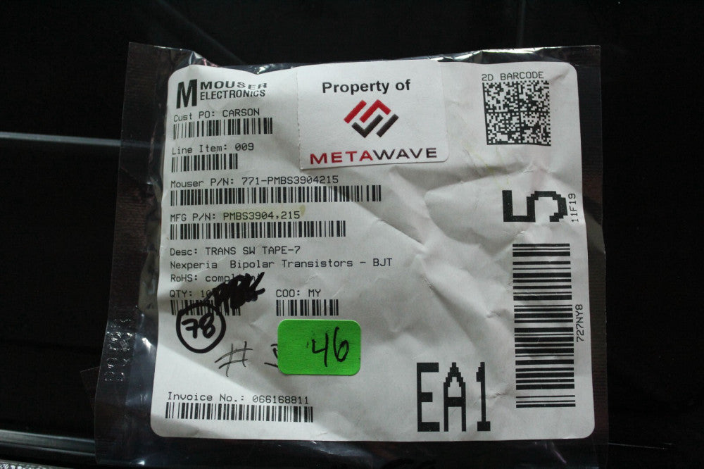 78 NEW IC CIRCUITS PMBS3904,215 BIPOLAR TRANSISTORS NEXPERIA