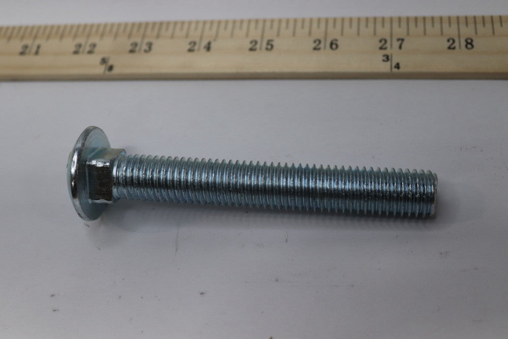 (25-Pk) Stainless Steel Coarse Thread Interior/Exterior Carriage Bolts 1/4" x 4"
