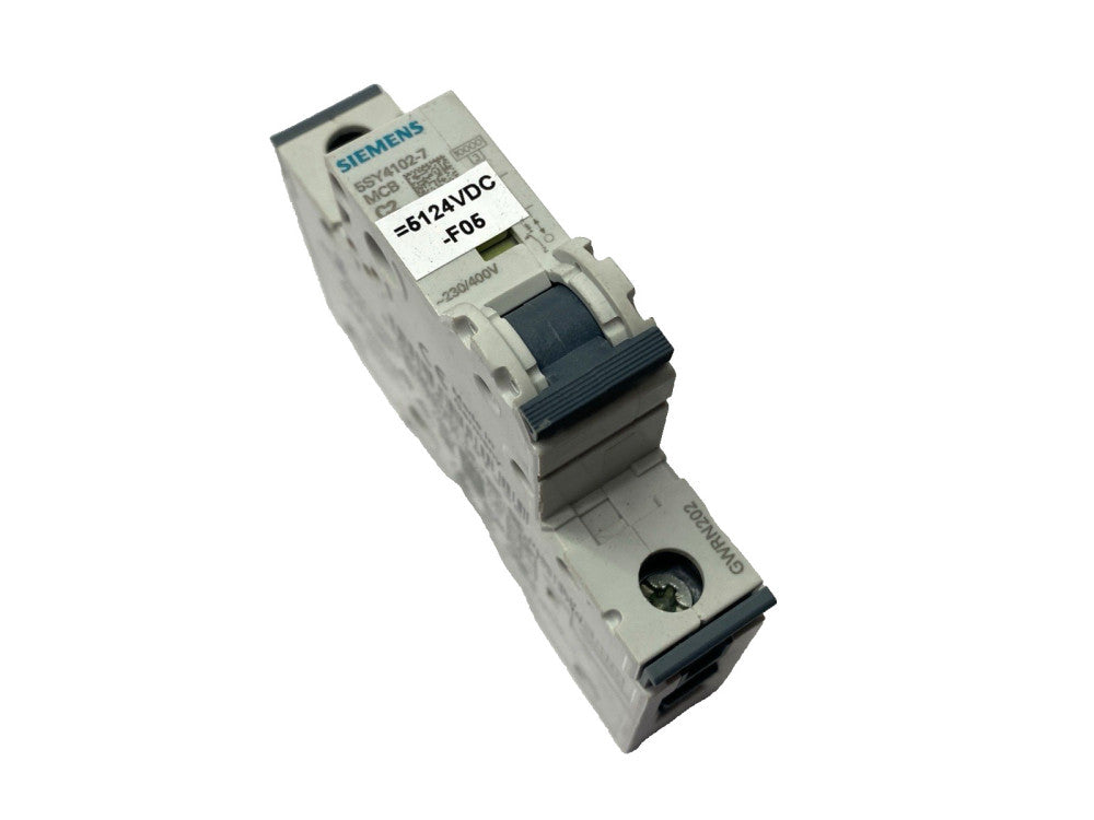 Siemens 5SY4102-7 Miniature Circuit Breaker 1-Pole 230/400V 2A