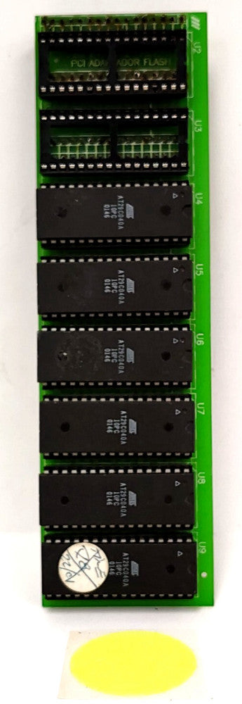 PCI ADAPTER FLASH W/AT29C040A CHIPS REV.01 6-1/2" OAL