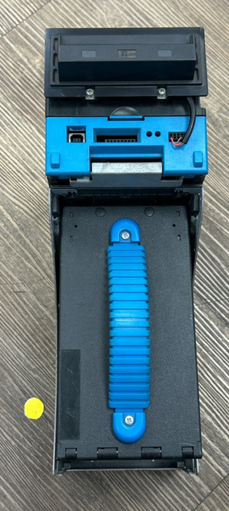 JCM BILL ACCEPTOR W/CASH BOX MODEL UBA-10-SS 12VDC 4.0A