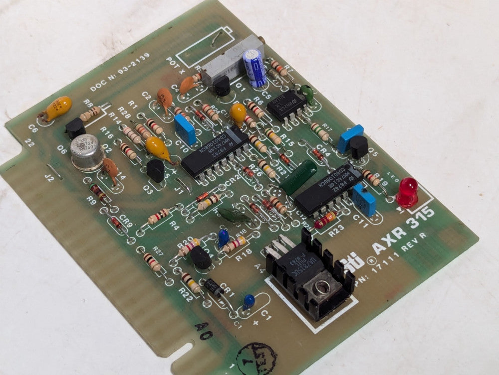 Sti AXR315 circuit board; PN 17111, rev R circuit board, Doc N: 93-2139