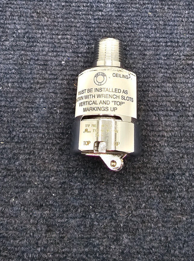 Tyco TY3390 TFP PH5 Fire Sprinkler Head Stainless Steel Chrome