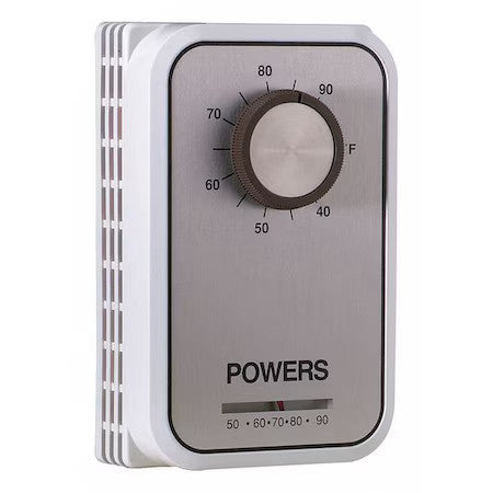 Siemens 134-1084 Line Volt Mechanical Tstat, Open/Close On Rise, Wall, 40
