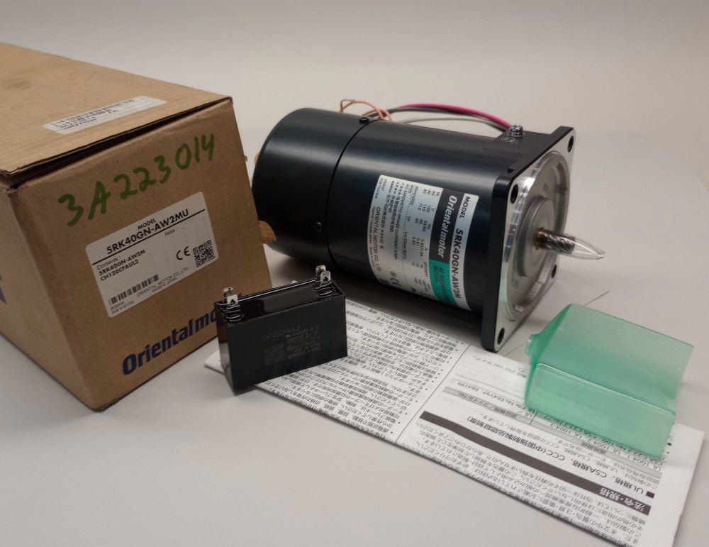 Oriental Motor 5RK40GN-AW2M AC Magnetic Brake Motor 40W 100/110/115V 1250/1450rp