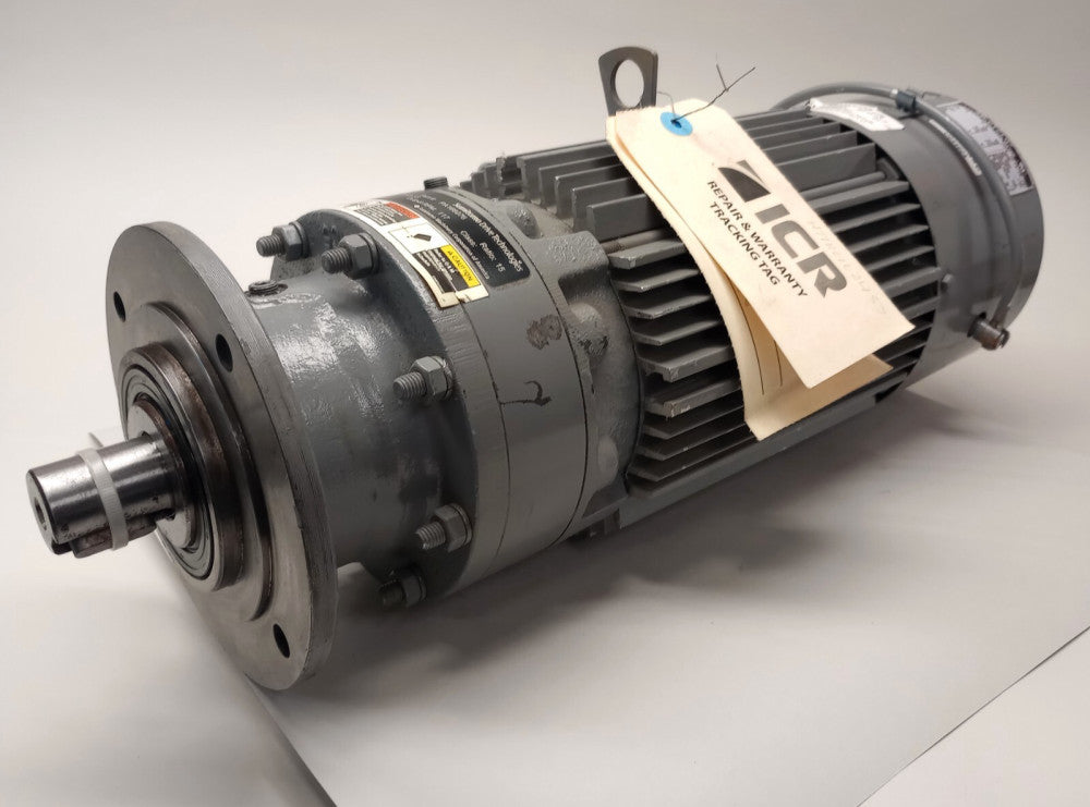 Sumitomo CNVMS2-6105-B-15 Used Gear Motor TC-FX/FB-2B1 3ph 230/460V Ratio 15:1