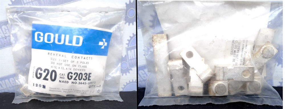 Genuine GOULD - G203E - G20 CONTACTS KIT - SZ 3 3P - A103E A113E A203E A213E