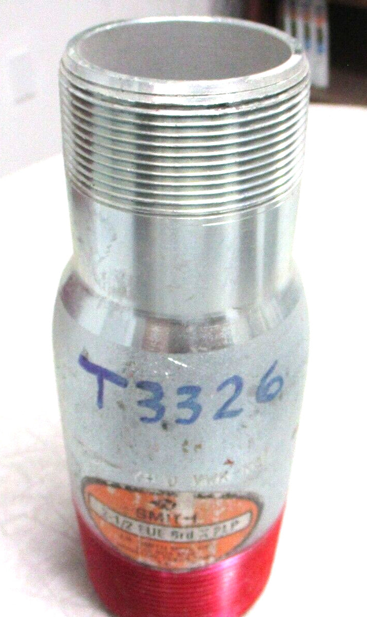 Oilfield Concentric Swage Nipple 2-1/2" 8RD EUE x 2" LP Male Thread Schedule XH
