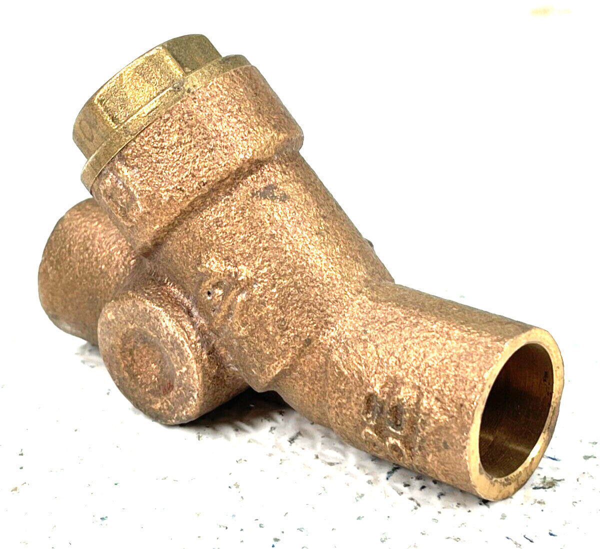 WATTS Bronze Y Strainer 1/2" Solder / Sweat 125-SWP 400-WOG w/ 20-Mesh Screen
