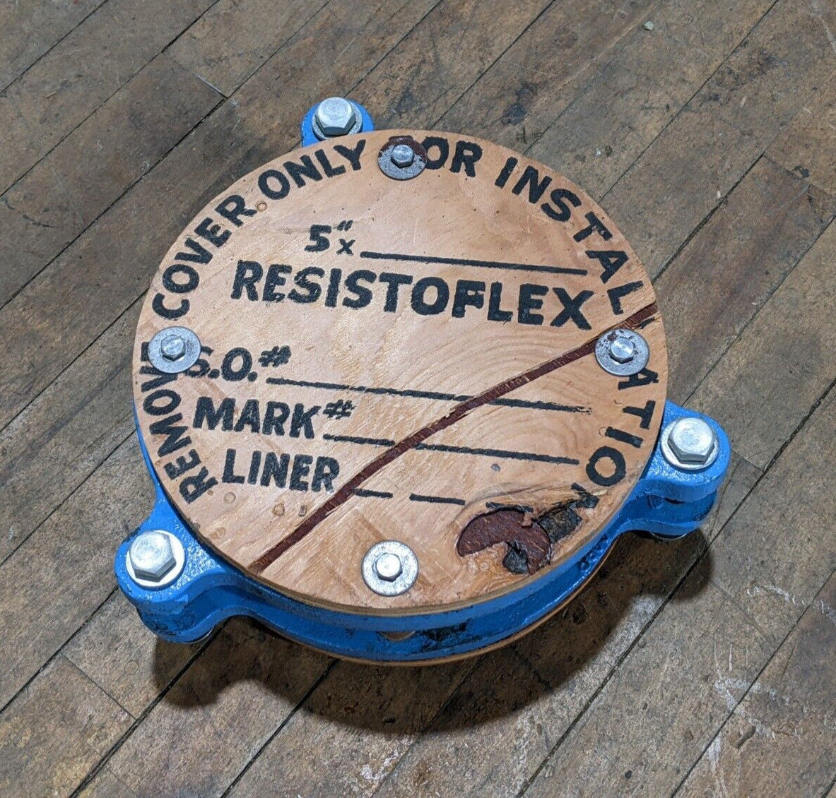 Resistoflex 5" Convoluted Expansion Joint PTFE Teflon Liner Industrial Equip NOS