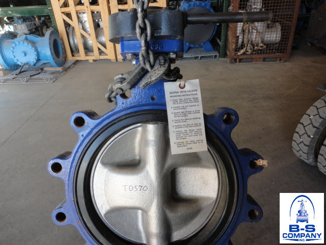 Butterfly Valve 14" 150 RF Lug Style Stainless Disc Gear Op AMRI KSB ISORIA