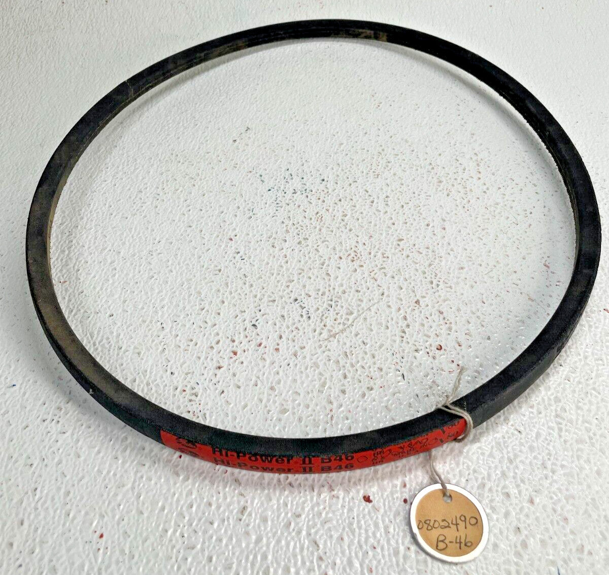 Gates B46 Belt, V-Belt, 46" ID, 49" Long, 21/32" Top Width, 13/32" Thickness