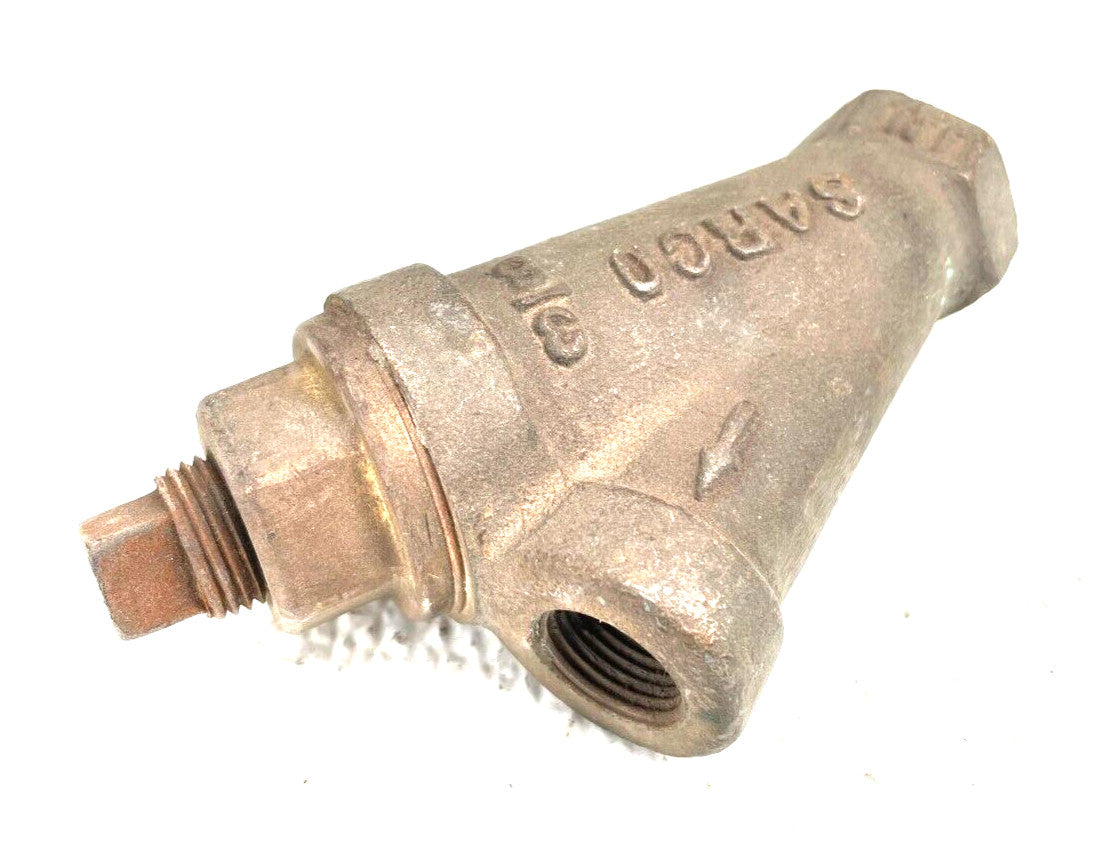 SPIRAX SARCO 3/8" NPT Bronze Y Strainer Valve w/ Blow-Off / 1/32" Perf. Screen