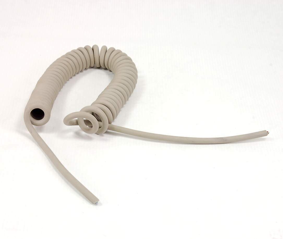 2605EMC3S - Cable, Spiral Curly Coiled Electrical Cord. 26 AWG, 5 Conductor New