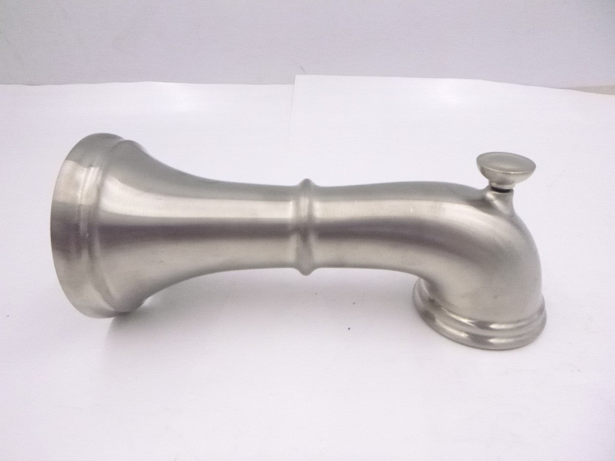 Moen Belfield 7-3/4" Integrated Diverter Tub Spout 185820 Brushed Nickel Finish
