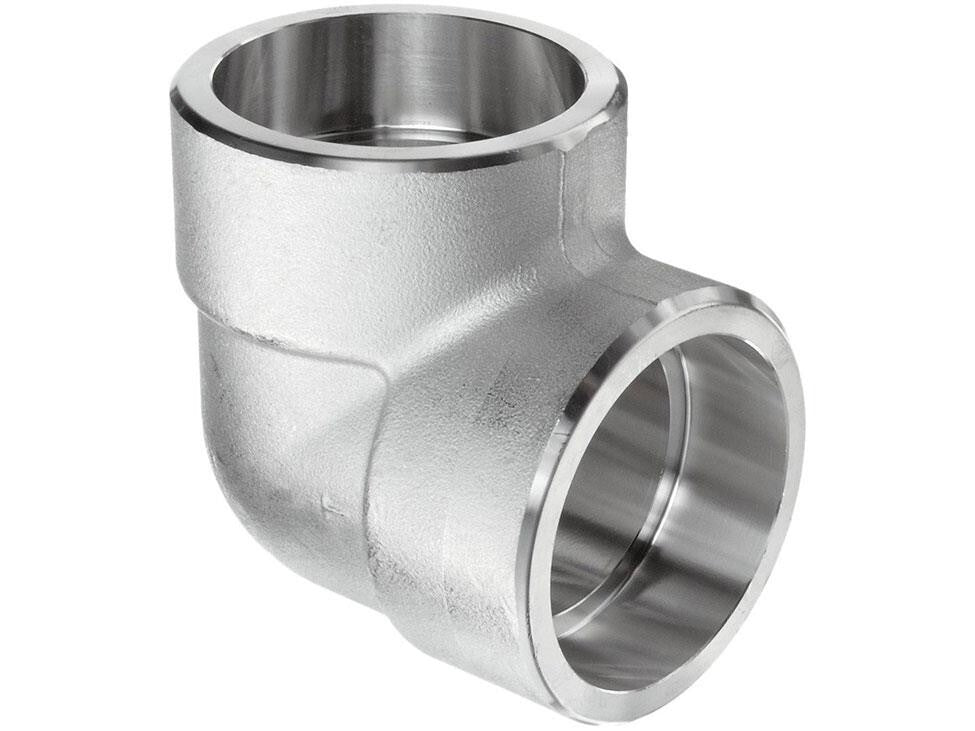 90 Degree Elbow 3/4" 3000 Forged Stainless 304/304L Socket Weld Ends (Lot of 3)