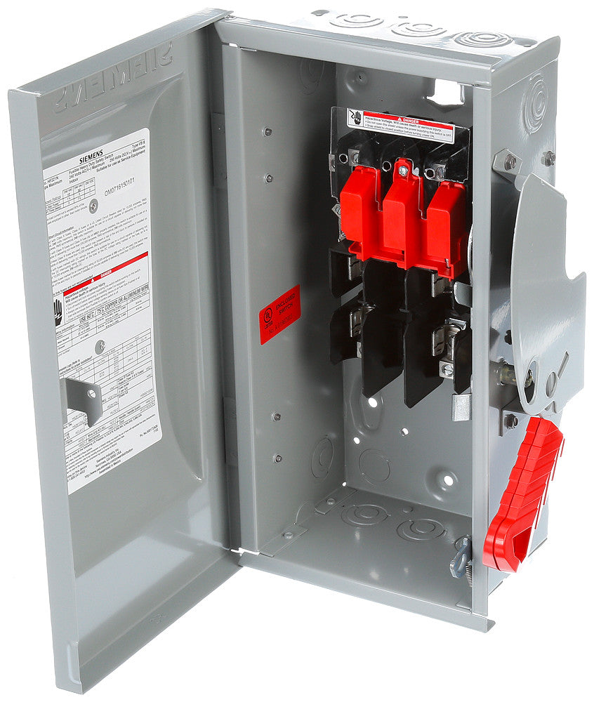 SIEMENS HNF364 DISCONNECT 200 AMP 3 POLE 600 VOLT NO FUSE NEMA1