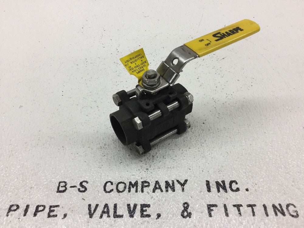 Ball Valve 1" 1000CWP SW Full Port SHARPE Fig. 53034 W/ Locking Lever CS X SS